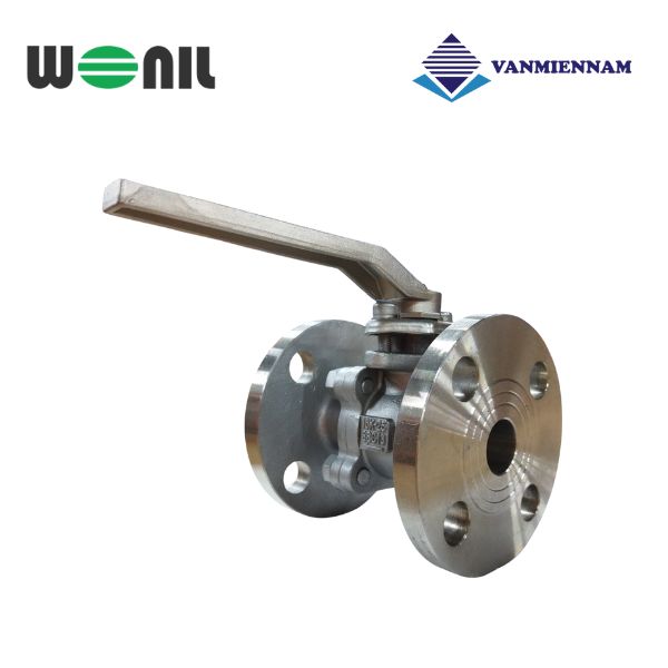 Van bi inox mặt bích tay gạt Wonil DN25
