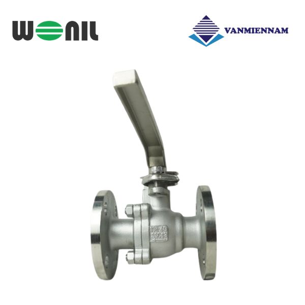 Van bi inox mặt bích tay gạt Wonil DN40