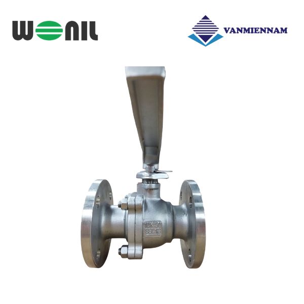 Van bi inox mặt bích tay gạt Wonil DN50