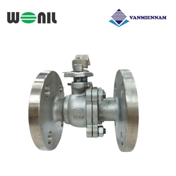 Van bi inox mặt bích tay gạt Wonil DN50