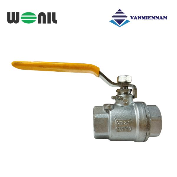 Van bi ren inox tay gạt Wonil DN20