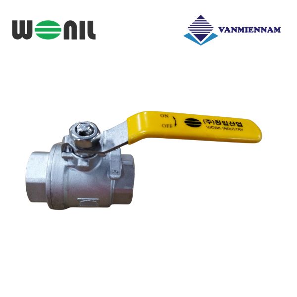 Van bi ren inox tay gạt Wonil DN25