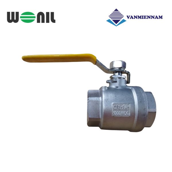 Van bi ren inox tay gạt Wonil DN32