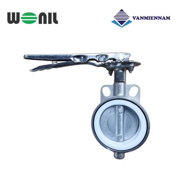 Van bướm tay gạt inox Wonil DN100