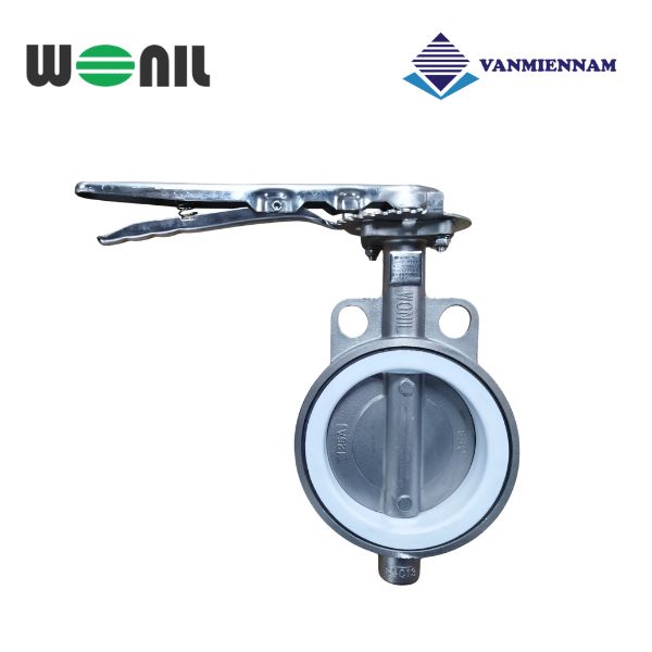 Van bướm tay gạt inox Wonil DN125
