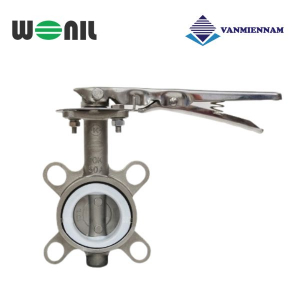 Van bướm tay gạt inox Wonil DN50