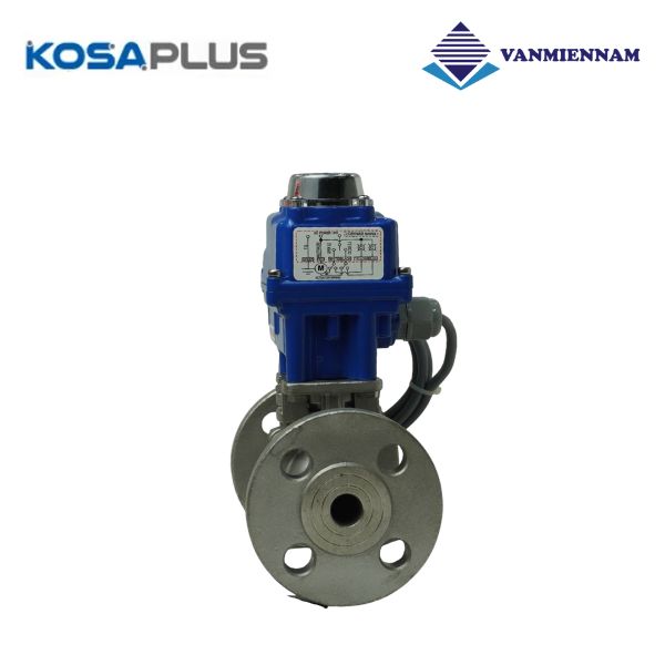 Van bi inox mặt bích điều khiển điện KosaPlus DN15