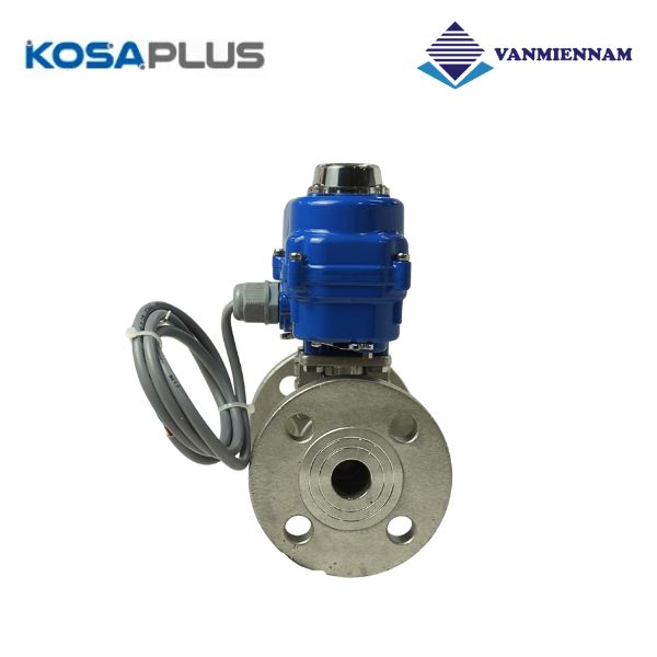Van bi inox mặt bích điều khiển điện KosaPlus DN20