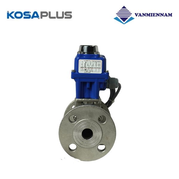 Van bi inox mặt bích điều khiển điện KosaPlus DN20