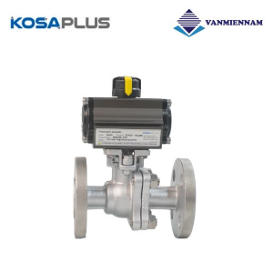 Van bi inox mặt bích điều khiển khí nén KosaPlus DN15