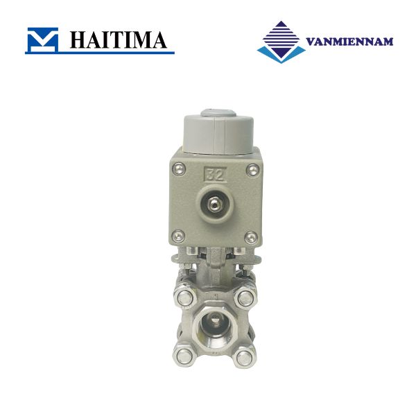 Van bi ren 3PC điều khiển khí nén Haitima DN15