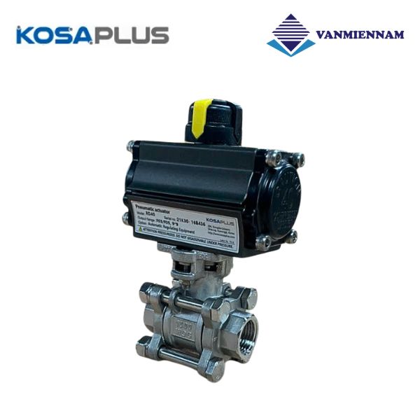 Van bi ren 3PC điều khiển khí nén KosaPlus DN15