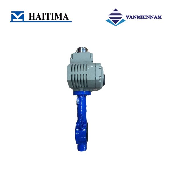 Van bướm gang điều khiển điện Haitima DN40