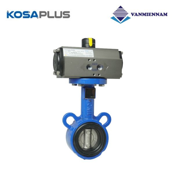 Van bướm gang điều khiển khí nén KosaPlus DN50