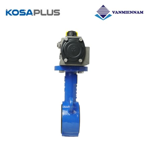 Van bướm gang điều khiển khí nén KosaPlus DN50