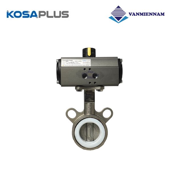 Van bướm inox điều khiển khí nén KosaPlus DN40