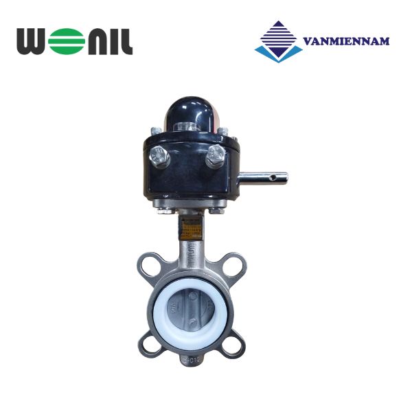 Van bướm inox tay quay Wonil DN50