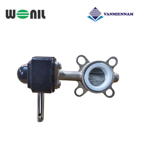 Van bướm inox tay quay Wonil DN50