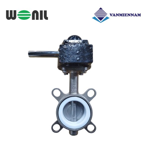 Van bướm inox tay quay Wonil DN65