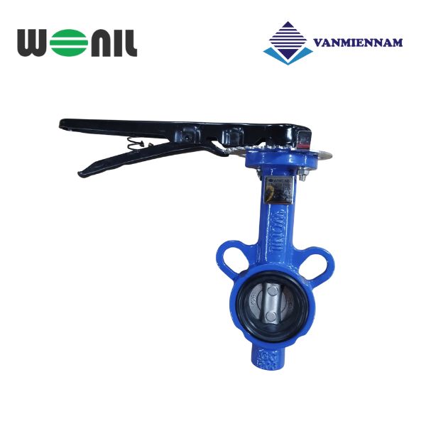 Van bướm tay gạt gang Wonil DN40