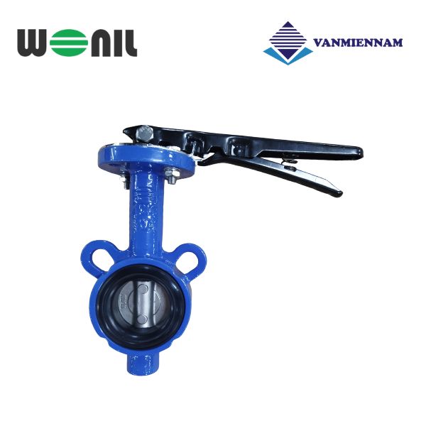 Van bướm tay gạt gang Wonil DN50