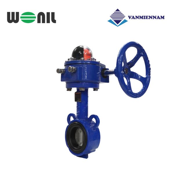 Van bướm tay quay gang Wonil DN50
