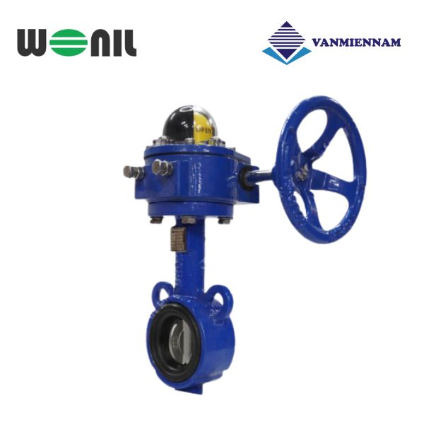 Van bướm tay quay gang Wonil DN50