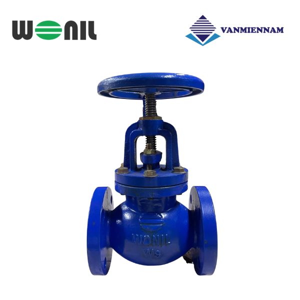 Van cầu bầu gang Wonil DN50