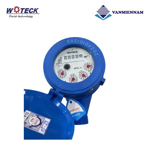 Đồng hồ nước dạng cơ Woteck DN15