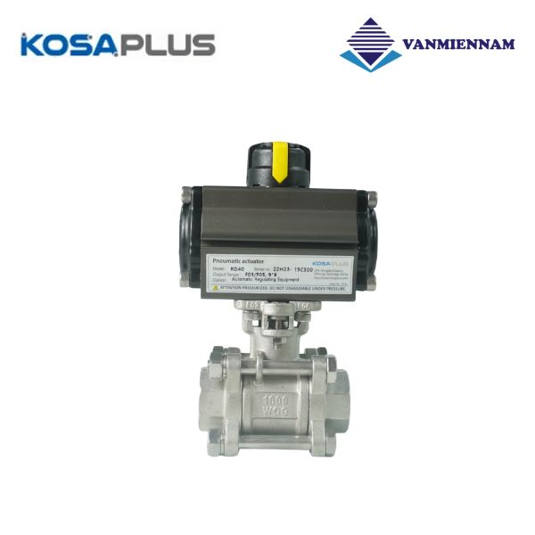 Van bi ren 3pc điều khiển khí nén KosaPlus DN20