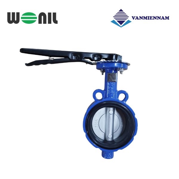 Van bướm tay gạt gang Wonil DN100