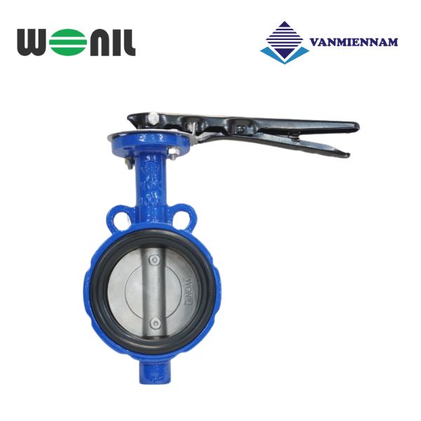 Van bướm tay gạt gang Wonil DN100