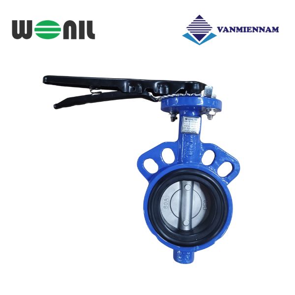Van bướm tay gạt gang Wonil DN80