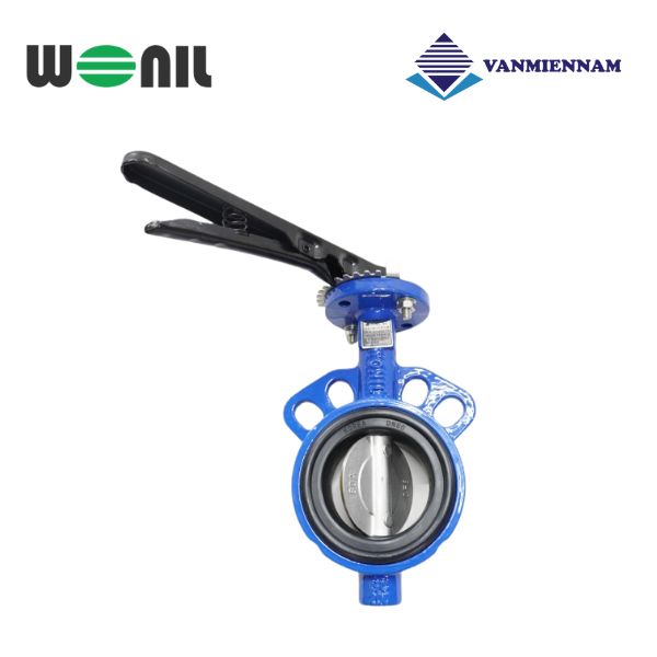 Van bướm tay gạt gang Wonil DN80