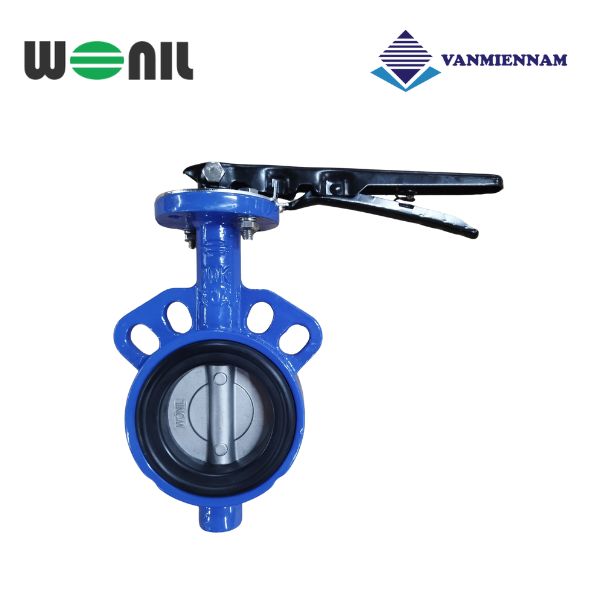 Van bướm tay gạt gang Wonil DN80