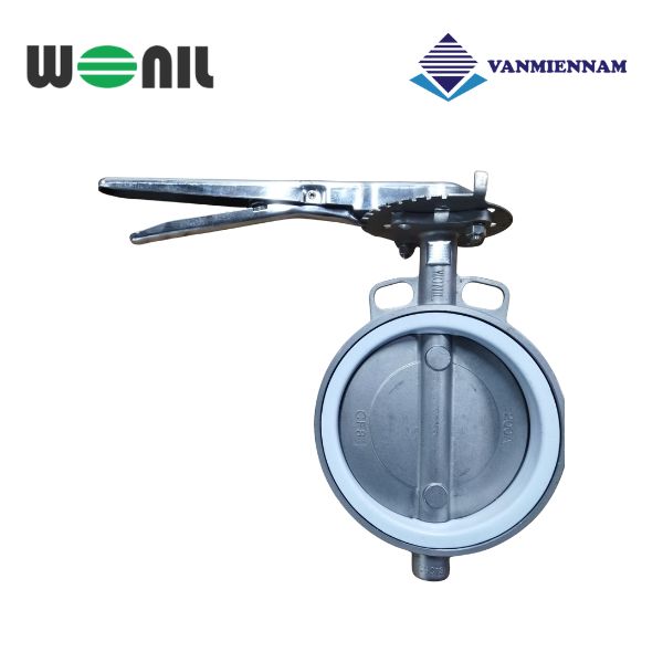 Van bướm tay gạt inox Wonil DN200