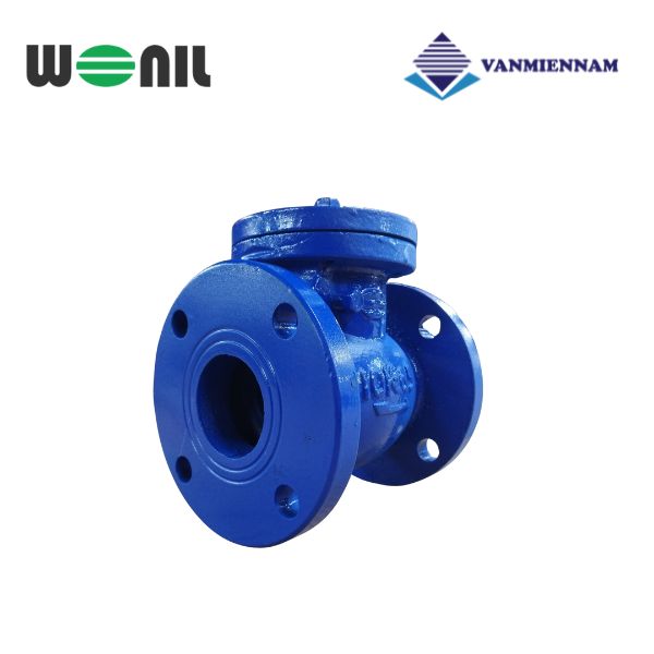 van 1 chiều lá lật gang mặt bích Wonil DN65