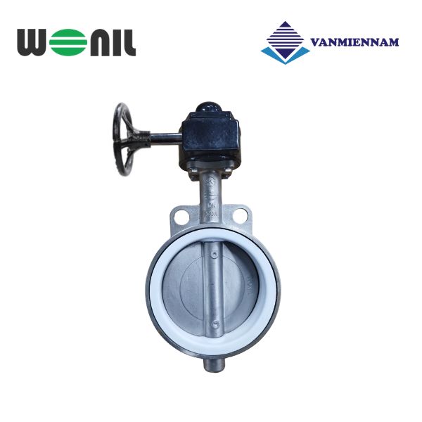 van bướm inox tay quay Wonil DN200