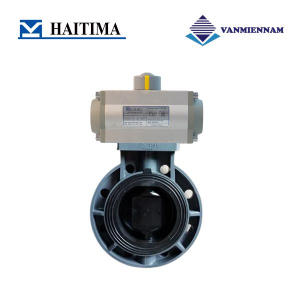 Van bướm nhựa điều khiển khí nén Haitima DN65