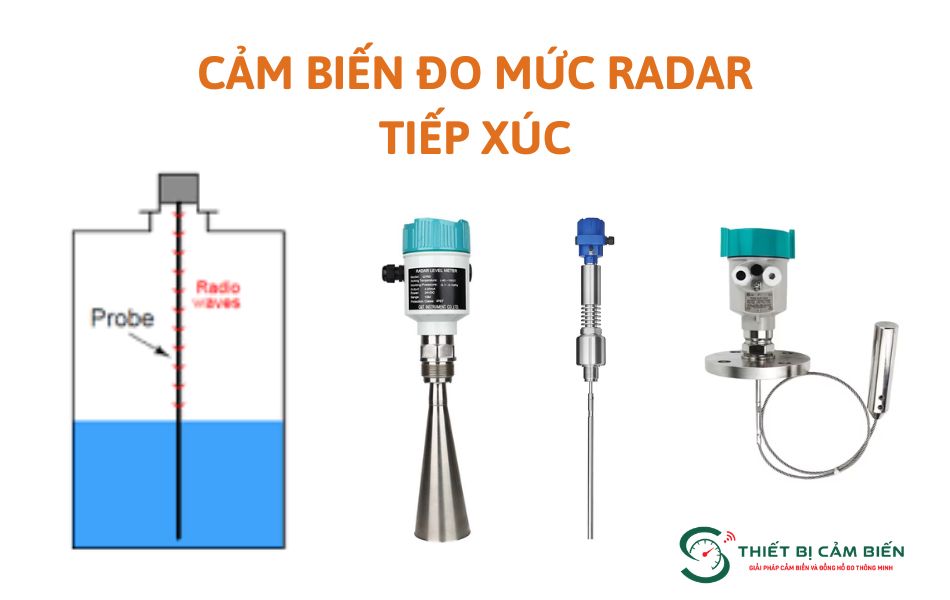 cam bien do muc radar tiep xuc