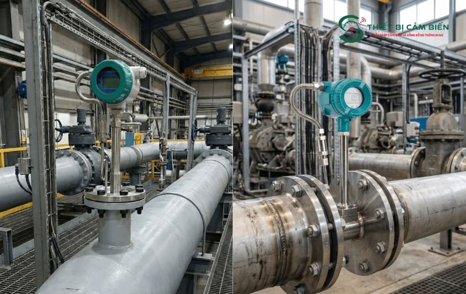 Vortex flow meter