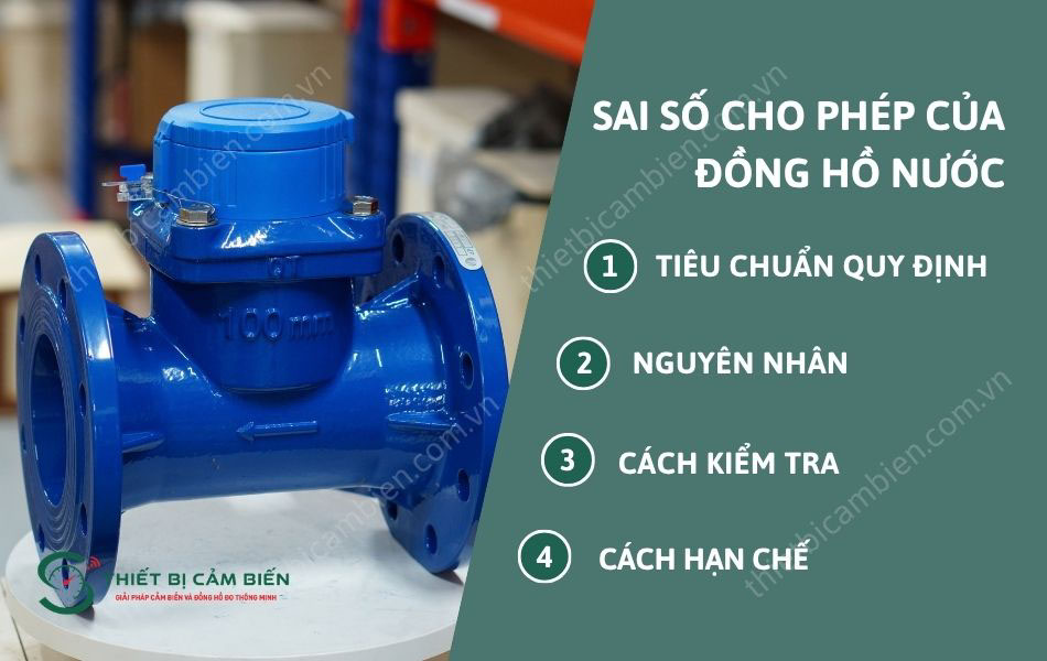 sai so cho phep cua dong ho nuoc