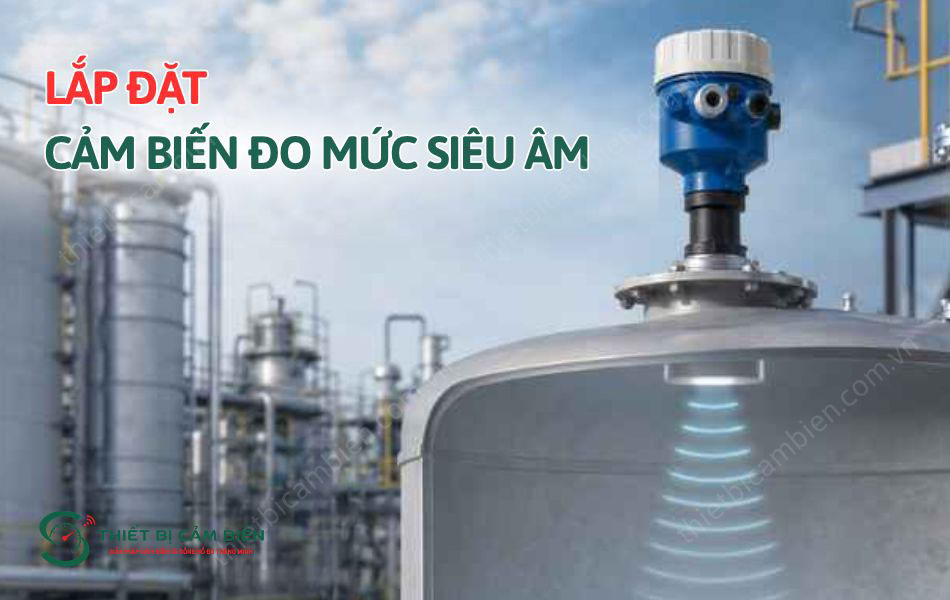 lap dat cam bien do muc sieu am