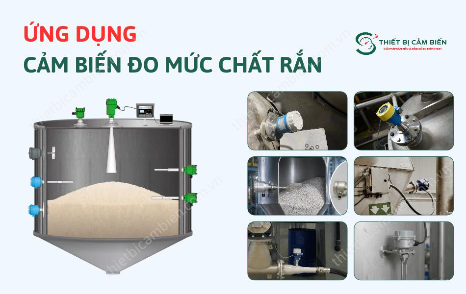 ung dung cam bien do muc chat ran