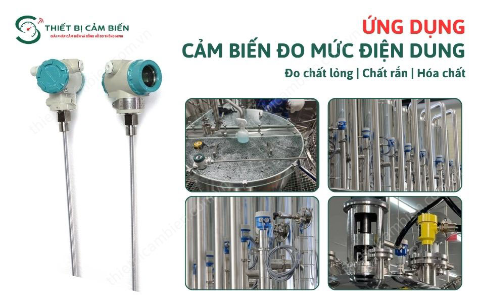 ung dung cam bien do muc dien dung